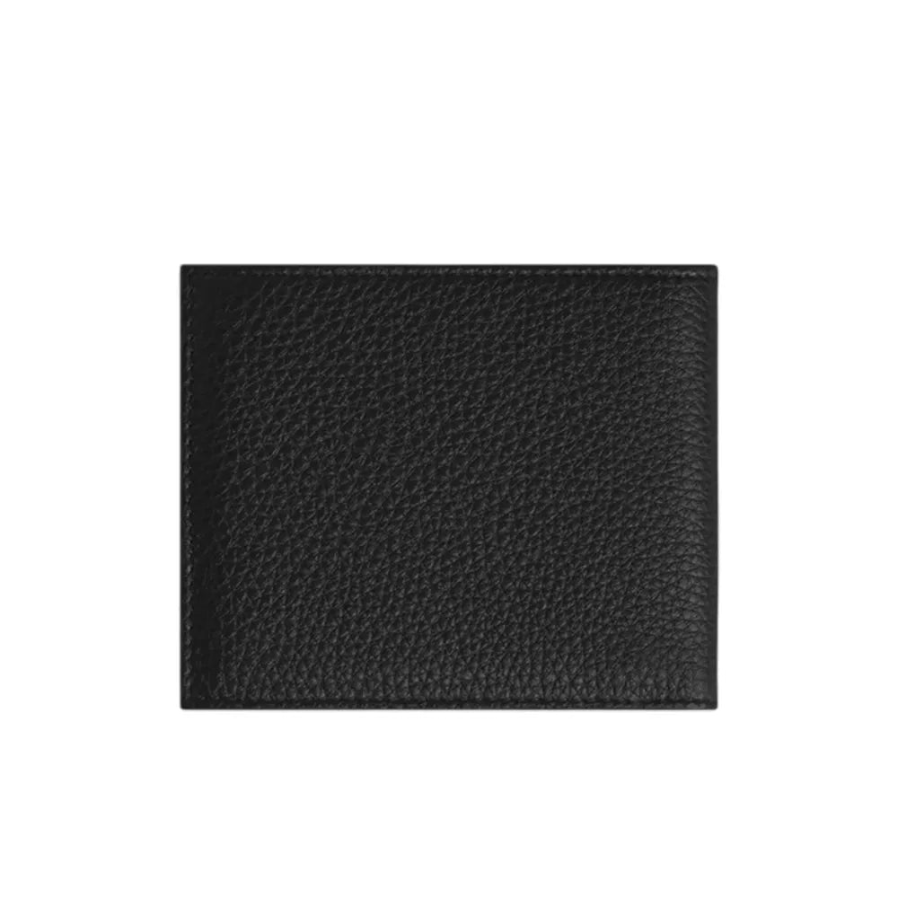 Montblanc Soft Grain Black Leather Wallet 8cc