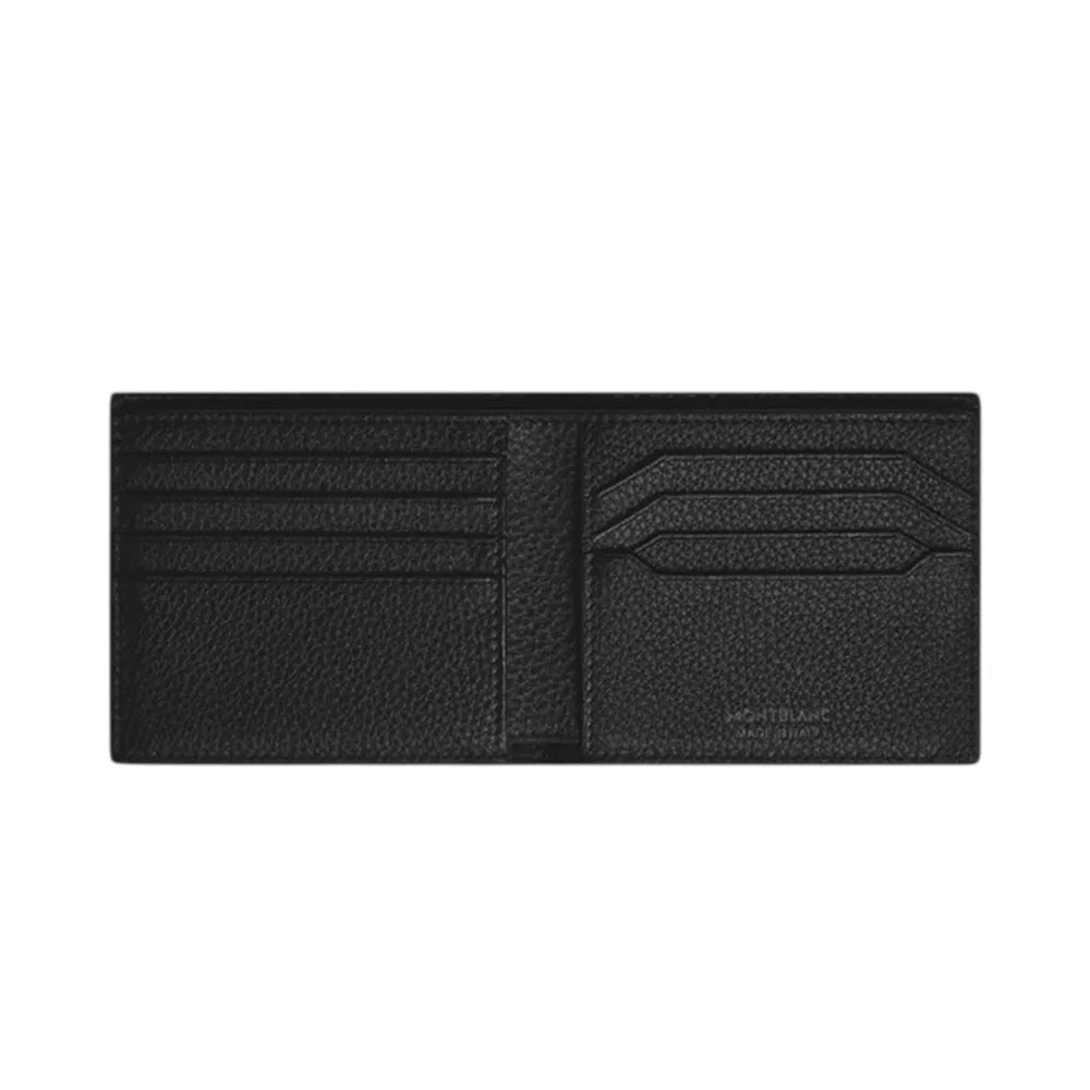 Montblanc Soft Grain Black Leather Wallet 8cc