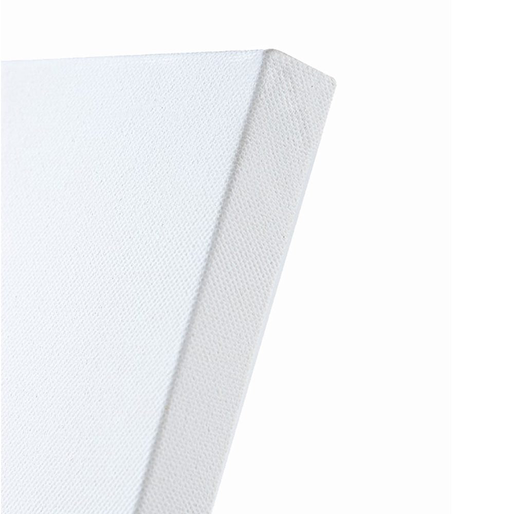 A high-quality, primed cotton canvas that is stretched on wedge joint frames made of superior seasoned wood. Made using acid-free, medium grain fabric Coated with a triple layer of acrylic primer Optimum priming for right hold and glide Pasted on an acid-free board with safe adhesive Suitable for beginners as well as small and multi-canvas work Suitable for both oil and acrylic painting Size - 20cm x 25cm (8 Inch X 10 Inch) Country of Origin: India