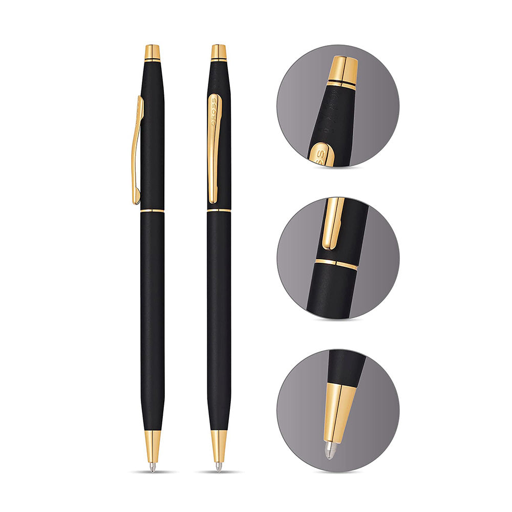 Cross Classic Century Satin Black GT Ballpoint Pen