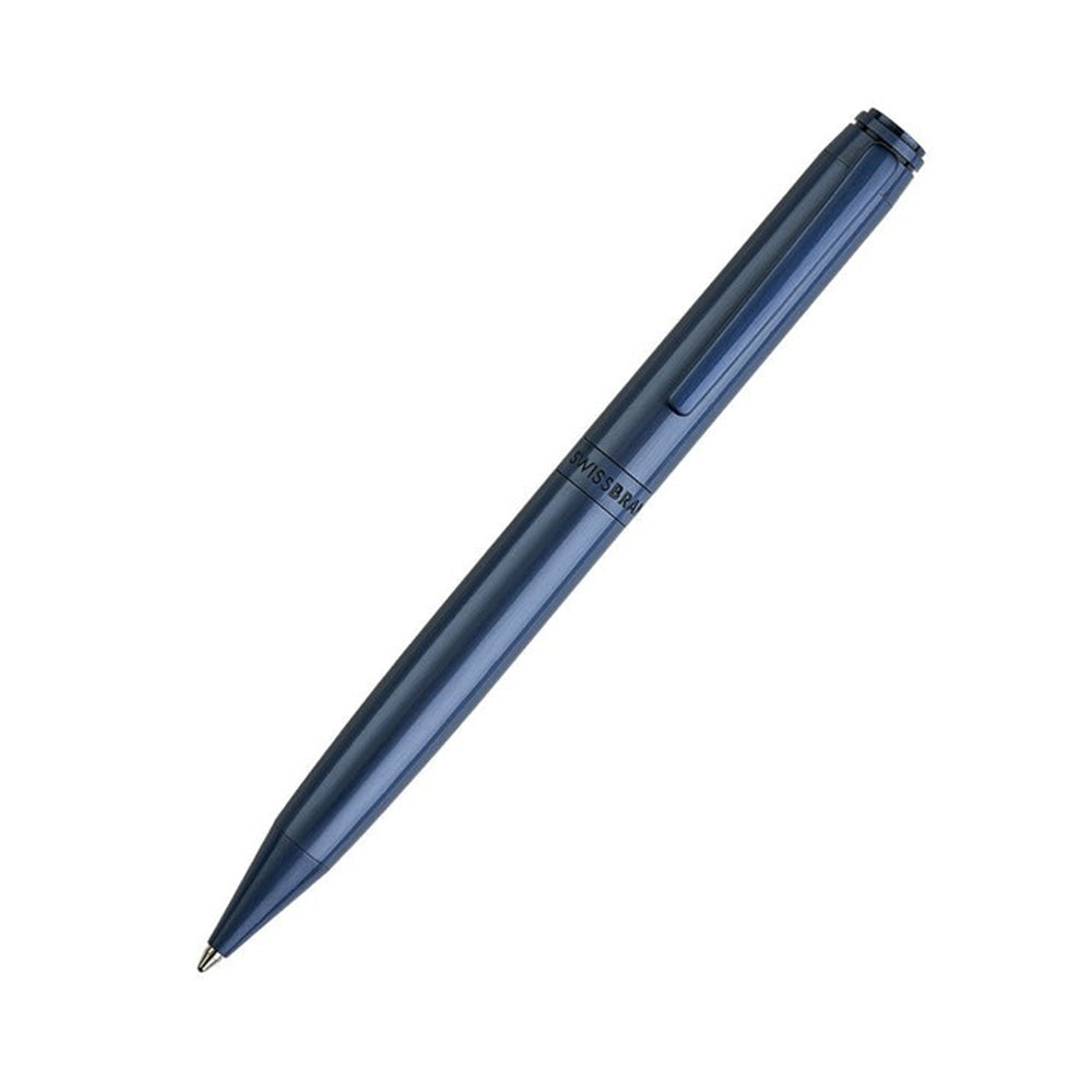 Swissbrand 2503 Matte Blue Lacquer with Blue Trim Ballpoint Pen