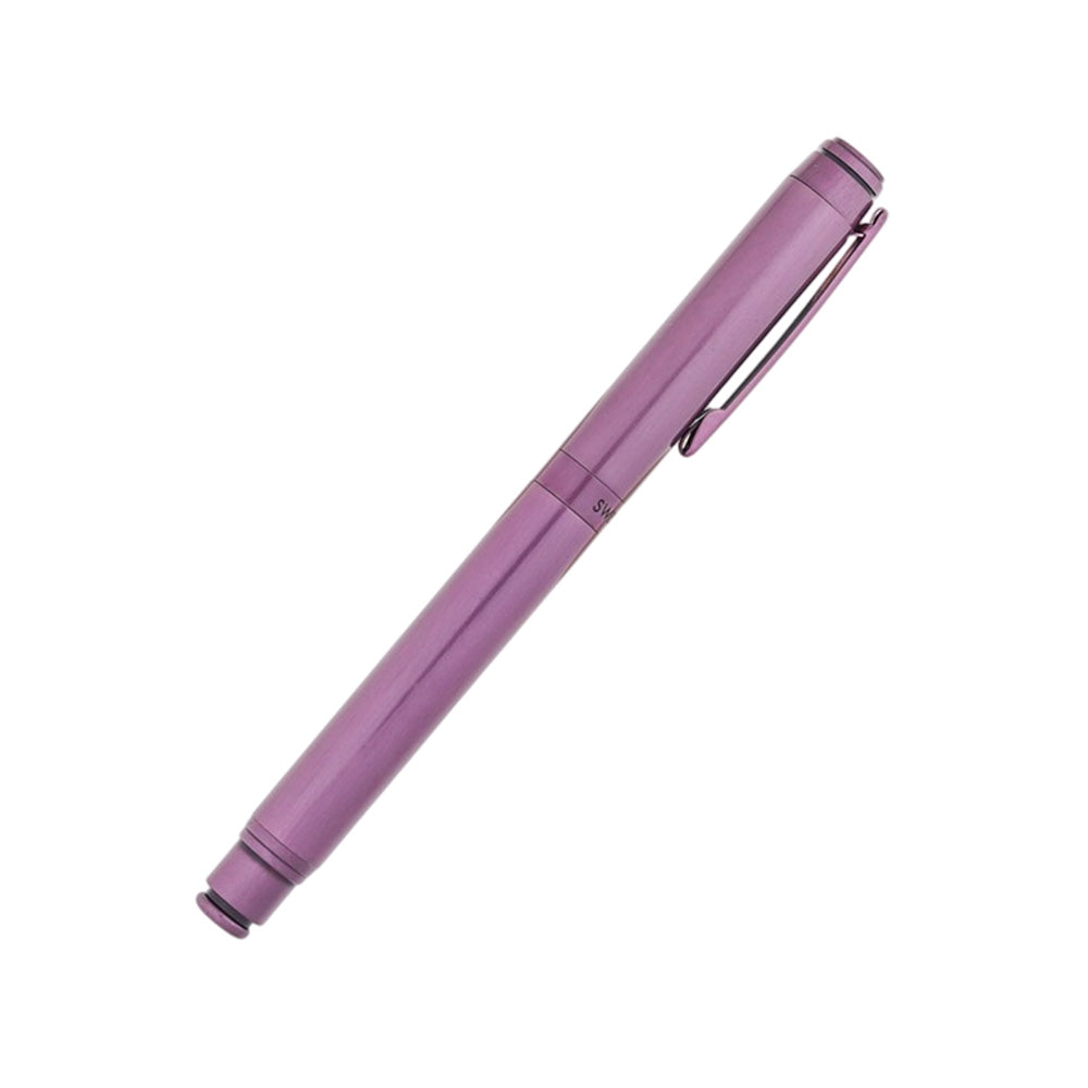 Swissbrand 2506 Matte Purple Lacquer with Matching Purple Trim Rollerball Pen