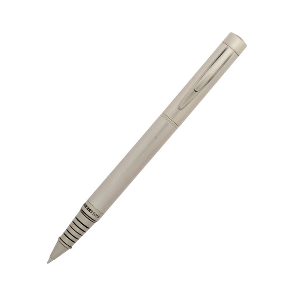 Swissbrand 2509 Matte Chrome Lacquer with Chrome Trim Rollerball Pen