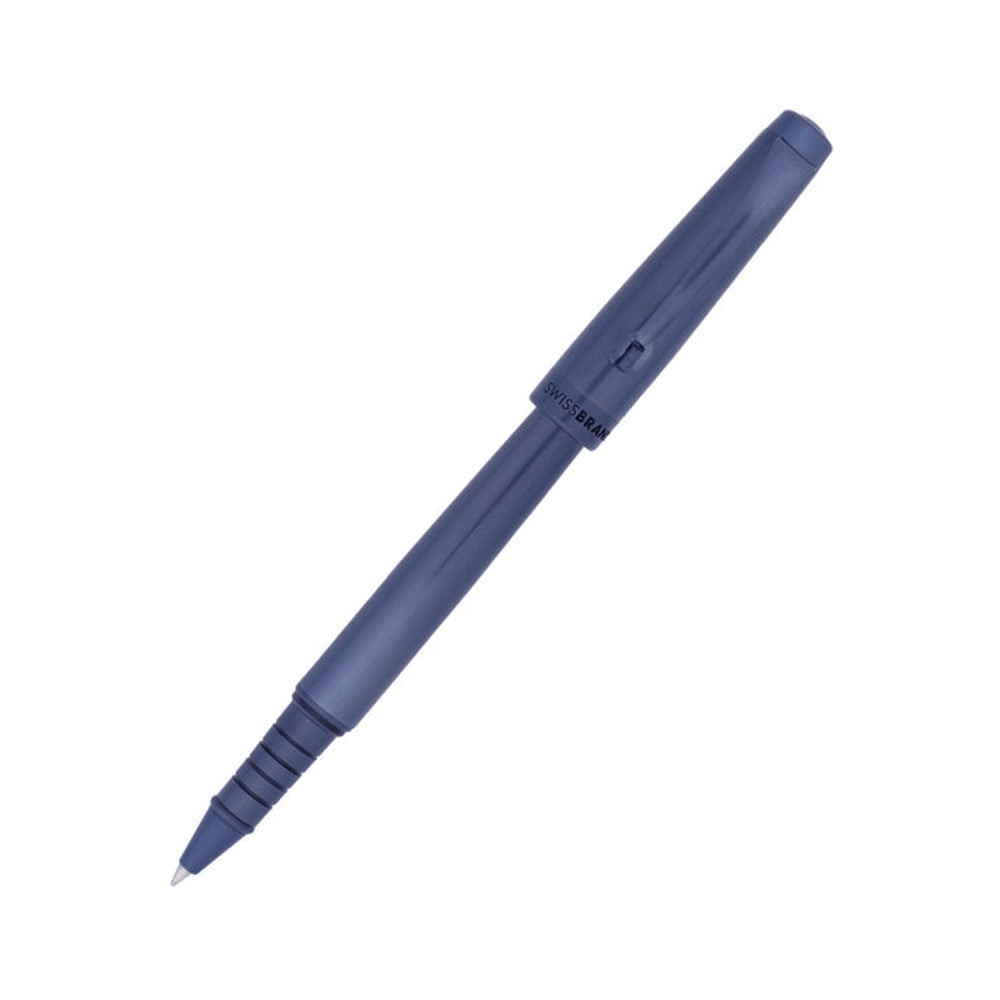 Swissbrand 2517 Matte Blue Lacquer with Blue Trim Rollerball Pen