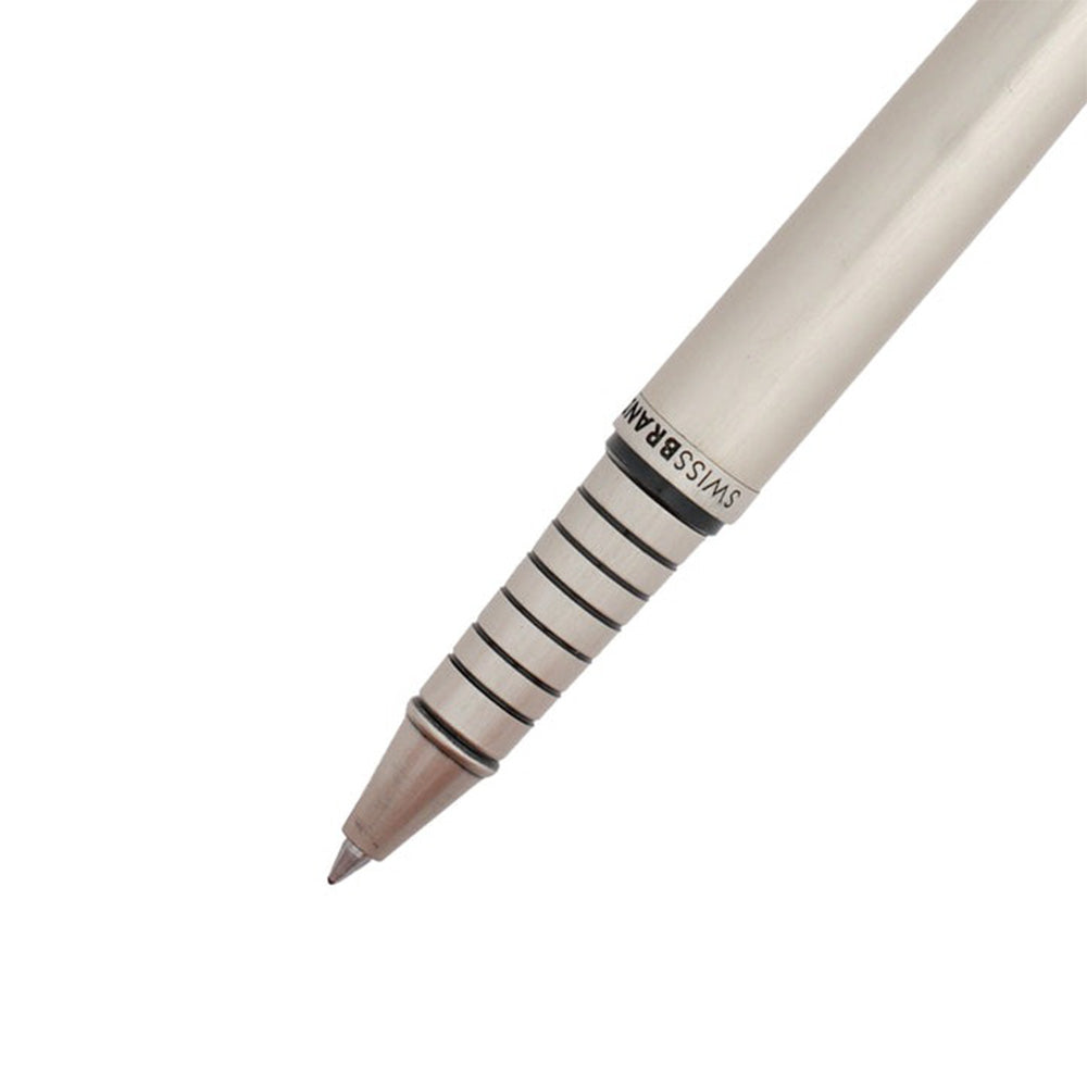 Swissbrand 2520 Matte Chrome Lacquer with Chrome Trim Rollerball Pen