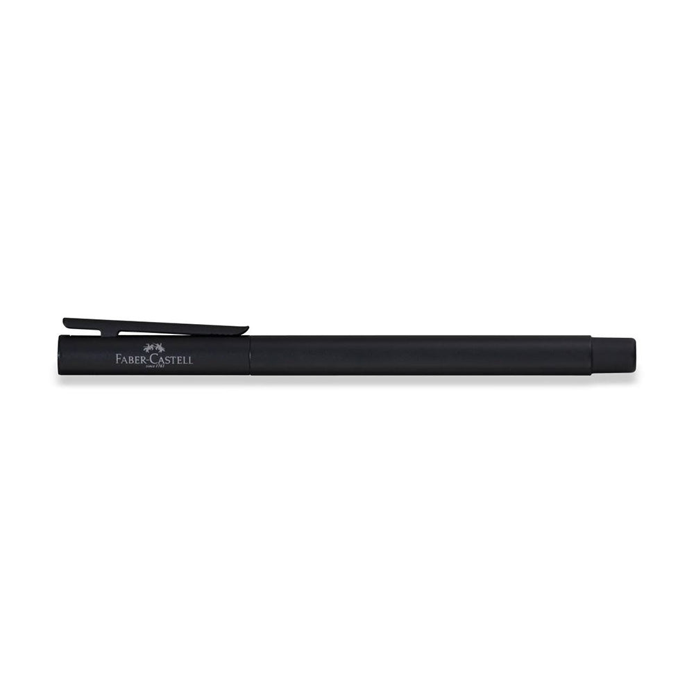 Faber-Castell Neo Slim Metal Black with Black PVD Trim Fountain Pen - Medium Nib