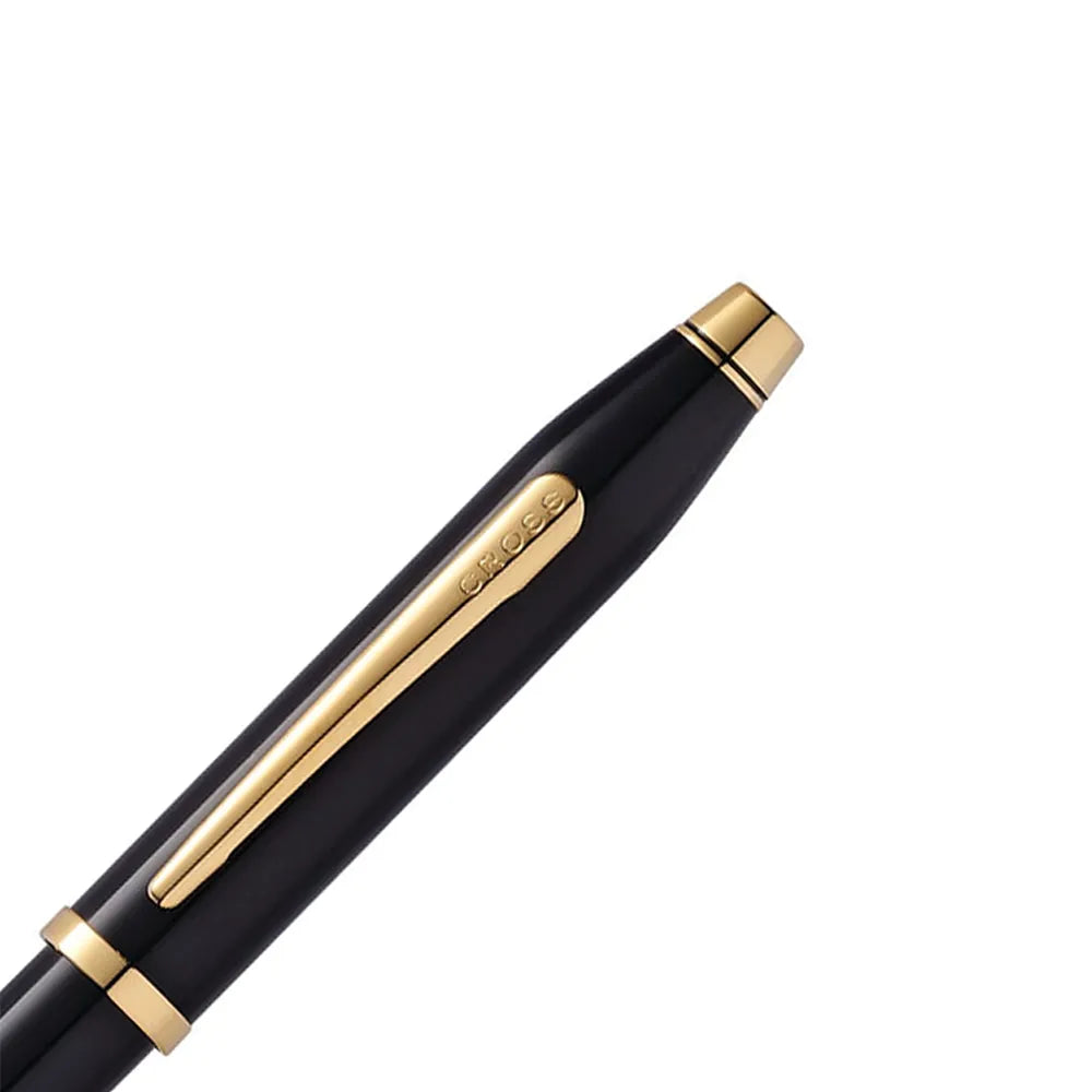 Cross Century II Black Lacquer with Gold Trim Fountain Pen
