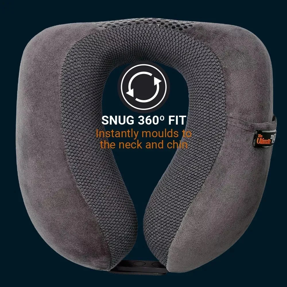 Go Travel Ultimate 3.0 Travel Pillow (Dark Grey)