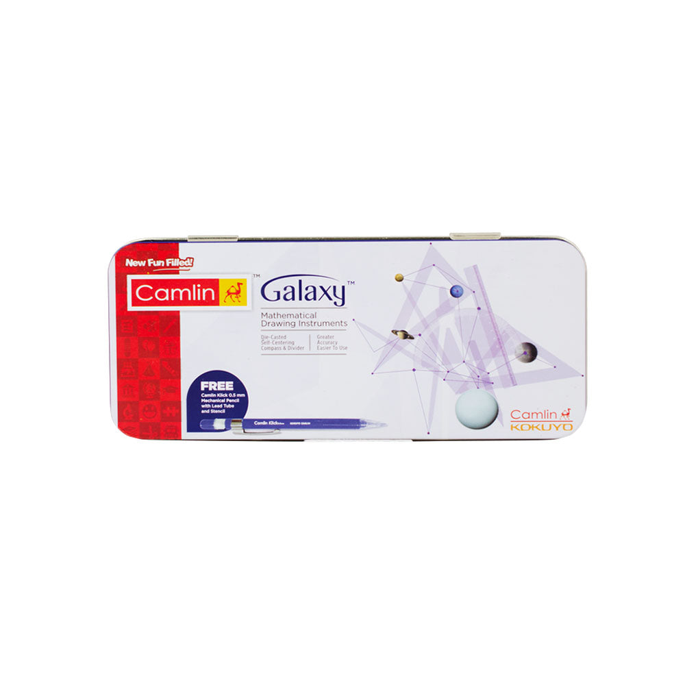 Camlin Galaxy Math Geometry Box - Purple (Pack of 2)