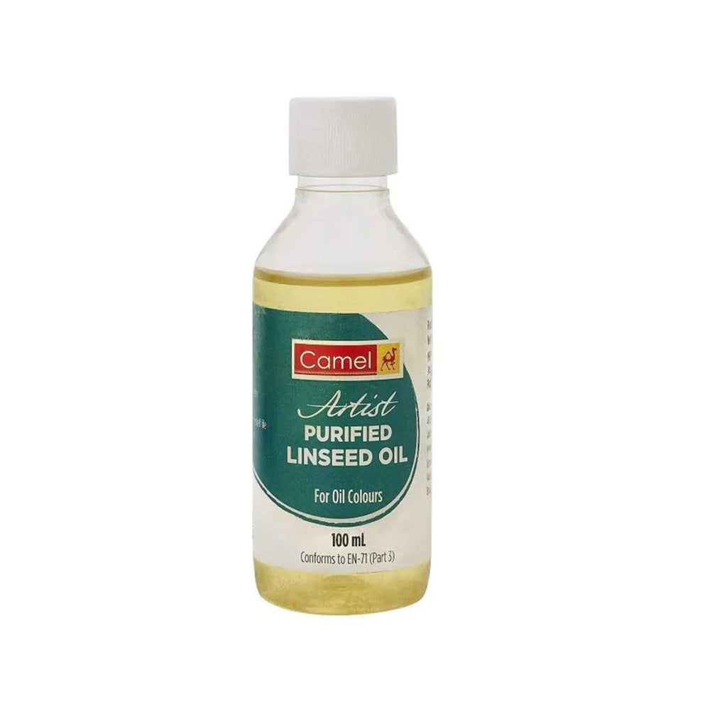 The Camlin Purified Linseed Oil adds flexibility to the oil colours. It does not react with or change the shades of the colour. The Camlin Purified Linseed Oil is doubly-refined to remove all wax impurities to create a very clear liquid. It is a suitable medium for oil painting. Adds flexibility to the oil colour Helps to remove wax impurities Suitable for oil painting Designed for beginner artists and hobbyists To remove all wax impurities to produce a very clear liquid. Country of Origin: India