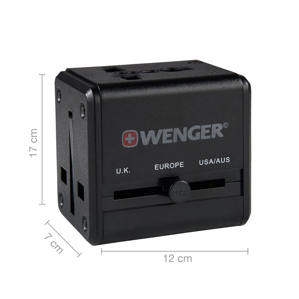 Wenger Universal Travel Adapter with USB Charger