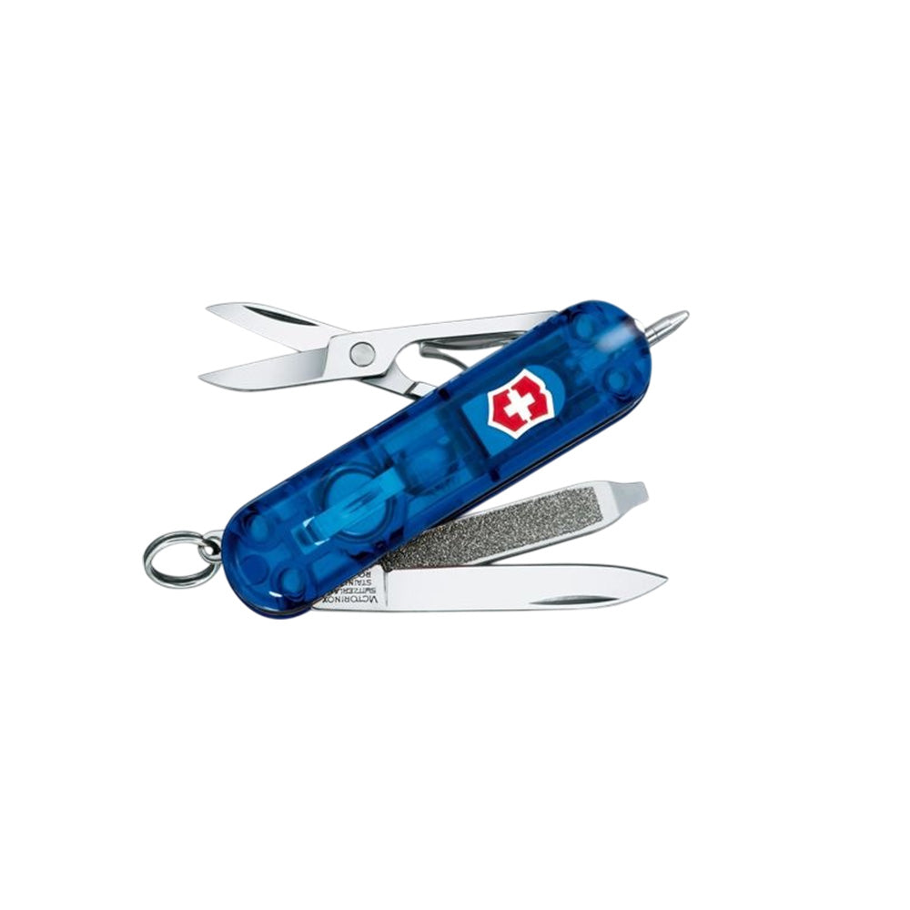 Victorinox Signature Lite 58mm 7 Functions - Blue Translucent