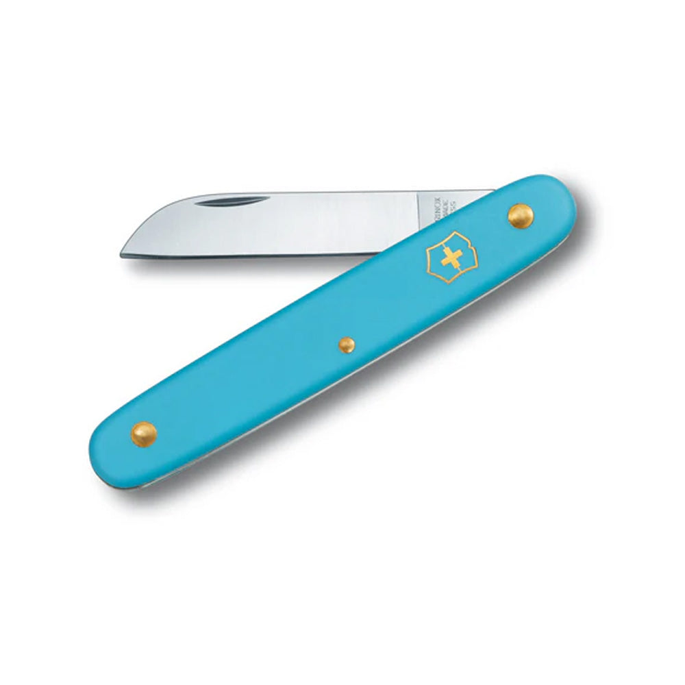 Victorinox Floral Knife For Left-handed User - Blue