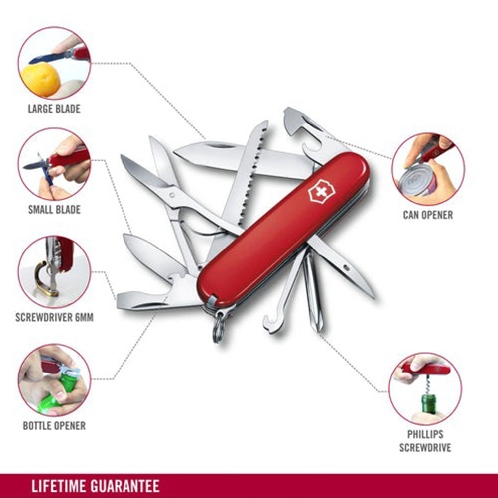 Victorinox Fieldmaster Swiss Army Knife 15 Functions 91mm - Red
