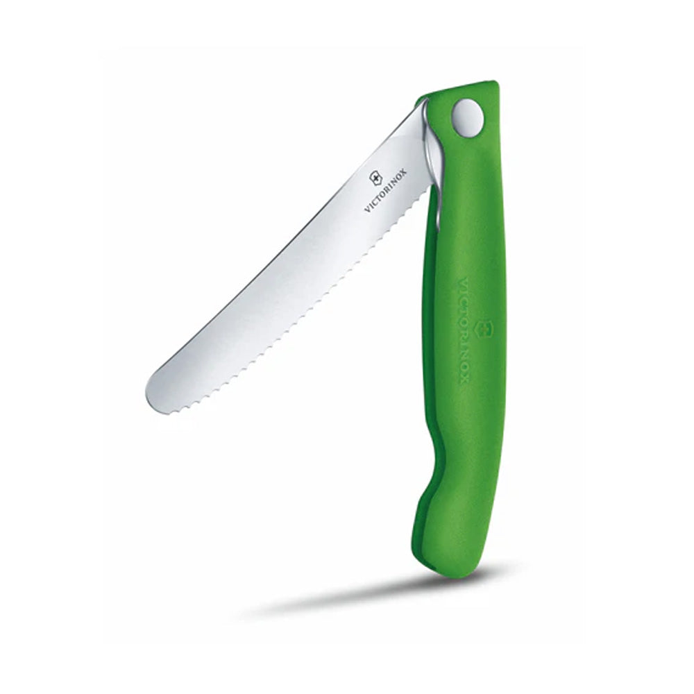 Victorinox Swiss Classic Foldable Paring Knife Way Edge 13cm - Green