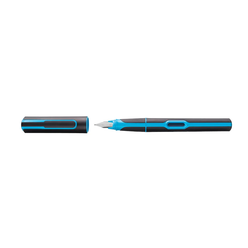 Pelikan Style P57 Neon Blue Fountain Pen - Medium Nib