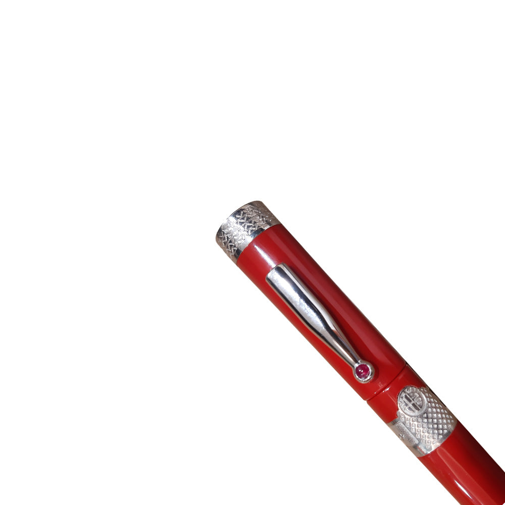 Delta Alfa Romeo Grand Sport Red with Silver Trim Limited Edition Capless Rollerball Pen