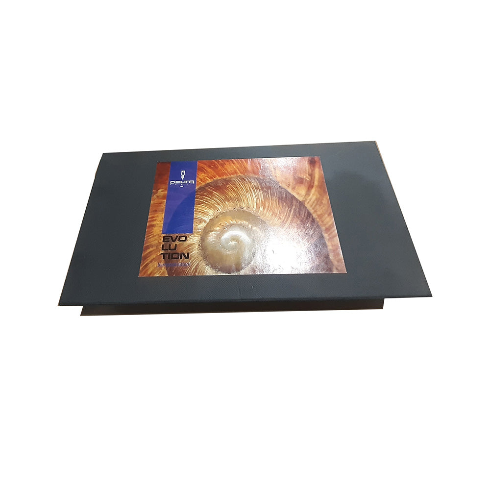 Delta Evolution Charles Darwin Limited Edition Black Resin with Sterling Silver Ring Ballpoint Pen