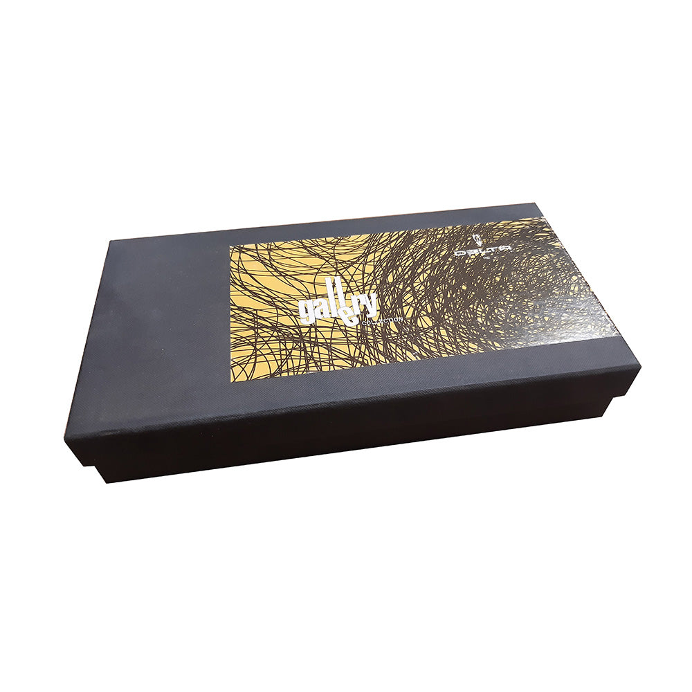 Delta Galleria Doue Multicolour with Black Cap Rhodium Trim Rollerball Pen