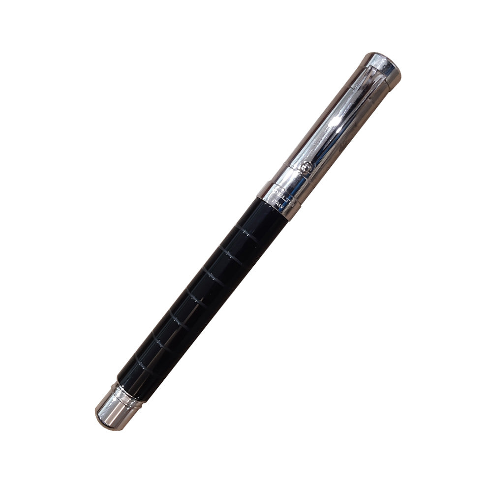 Delta Prestige Doue Black Resin with Sterling Silver Cap Rollerball Pen