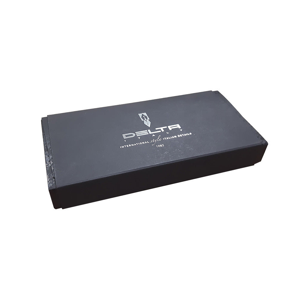 Delta Prestige Doue Black Resin with Sterling Silver Cap Rollerball Pen