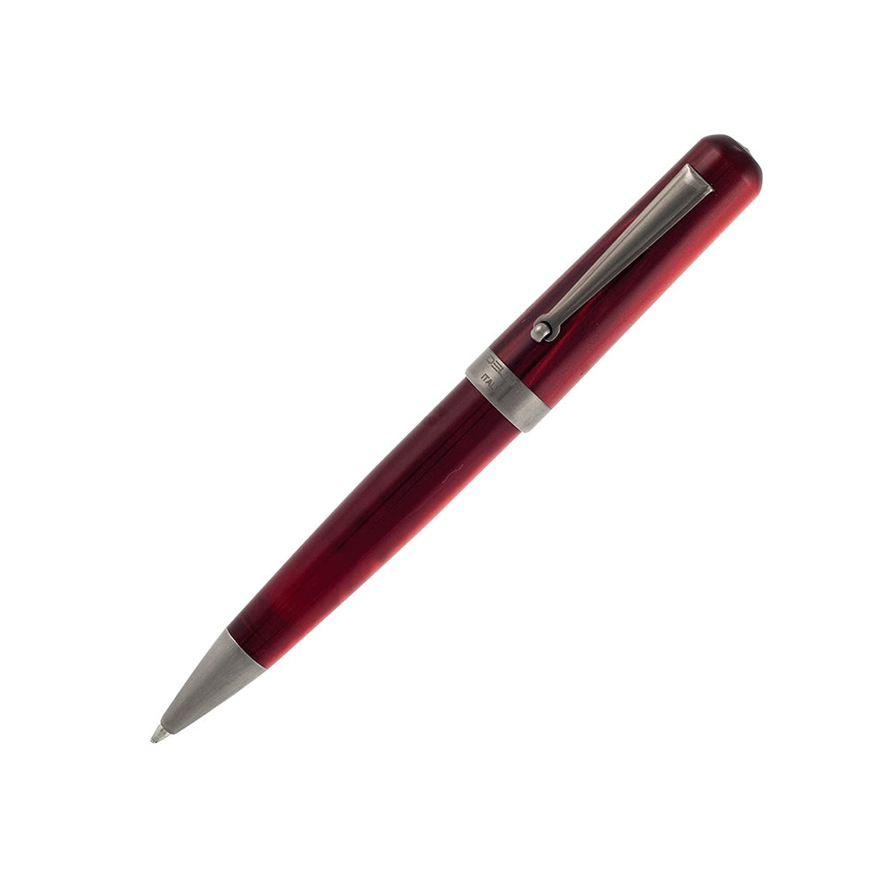 Delta Serena Marbled Red with Black Rhodium Trims Ballpoint Pen