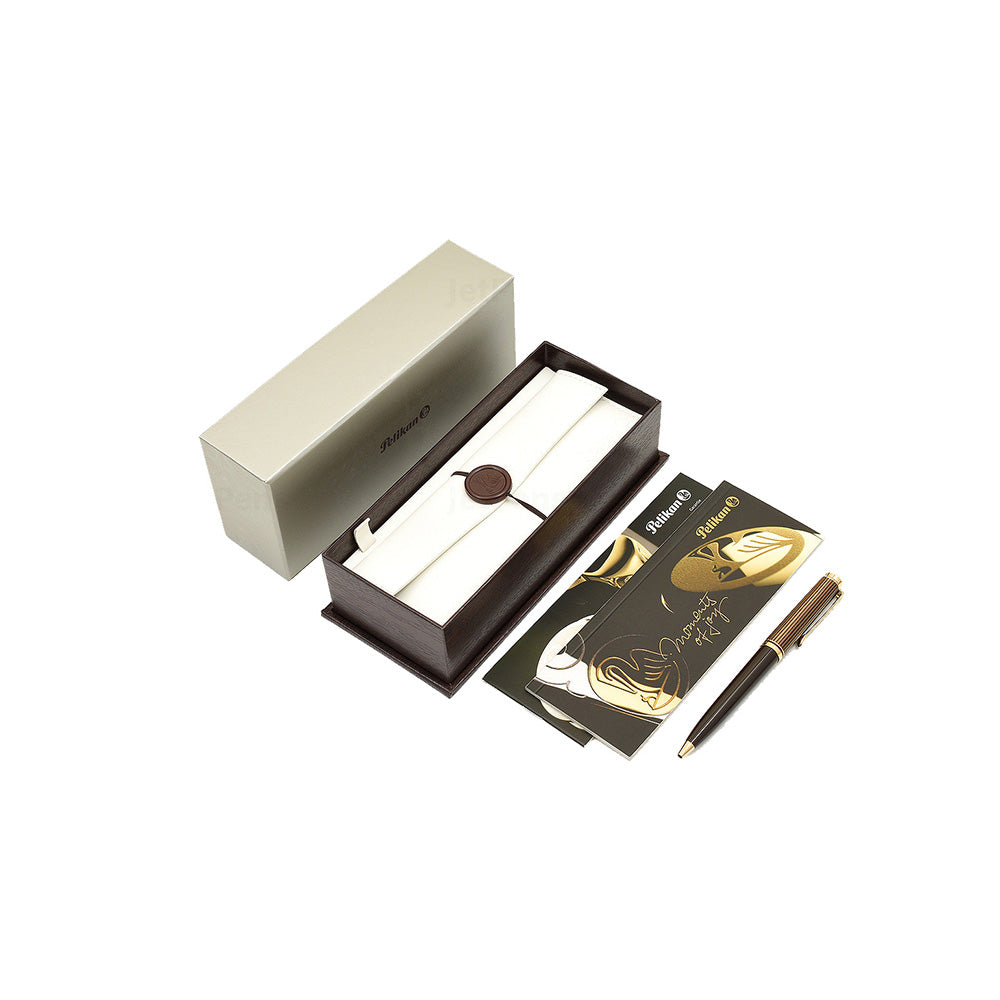 Pelikan Souveran K800 Brown-Black GT Special Edition Ballpoint Pen