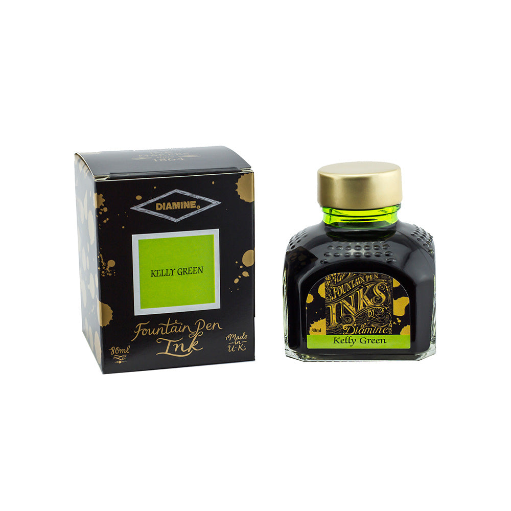 Diamine Kelly Green Ink – 80ml Bottle