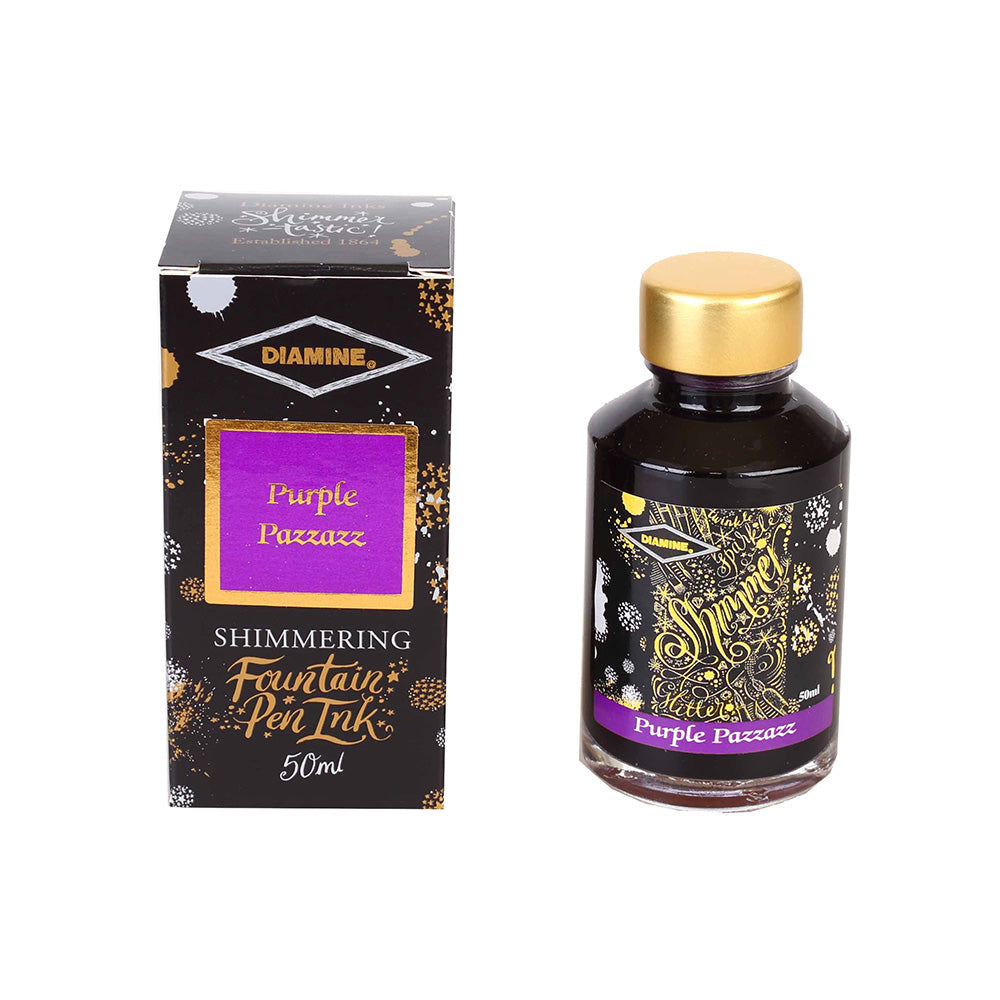 Diamine 50ml Shimmering Ink - Purple Pazzazz