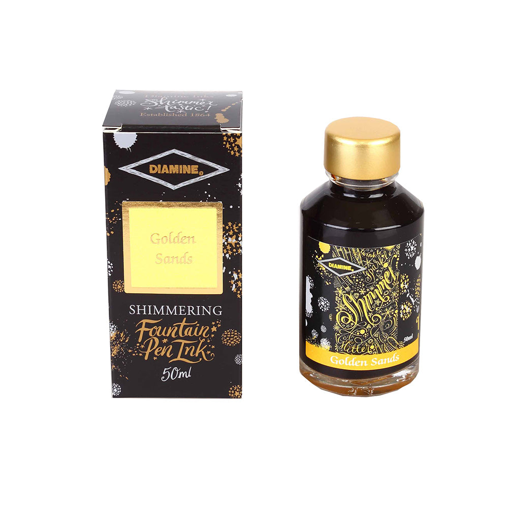 Diamine 50ml Shimmering Ink - Golden Sands
