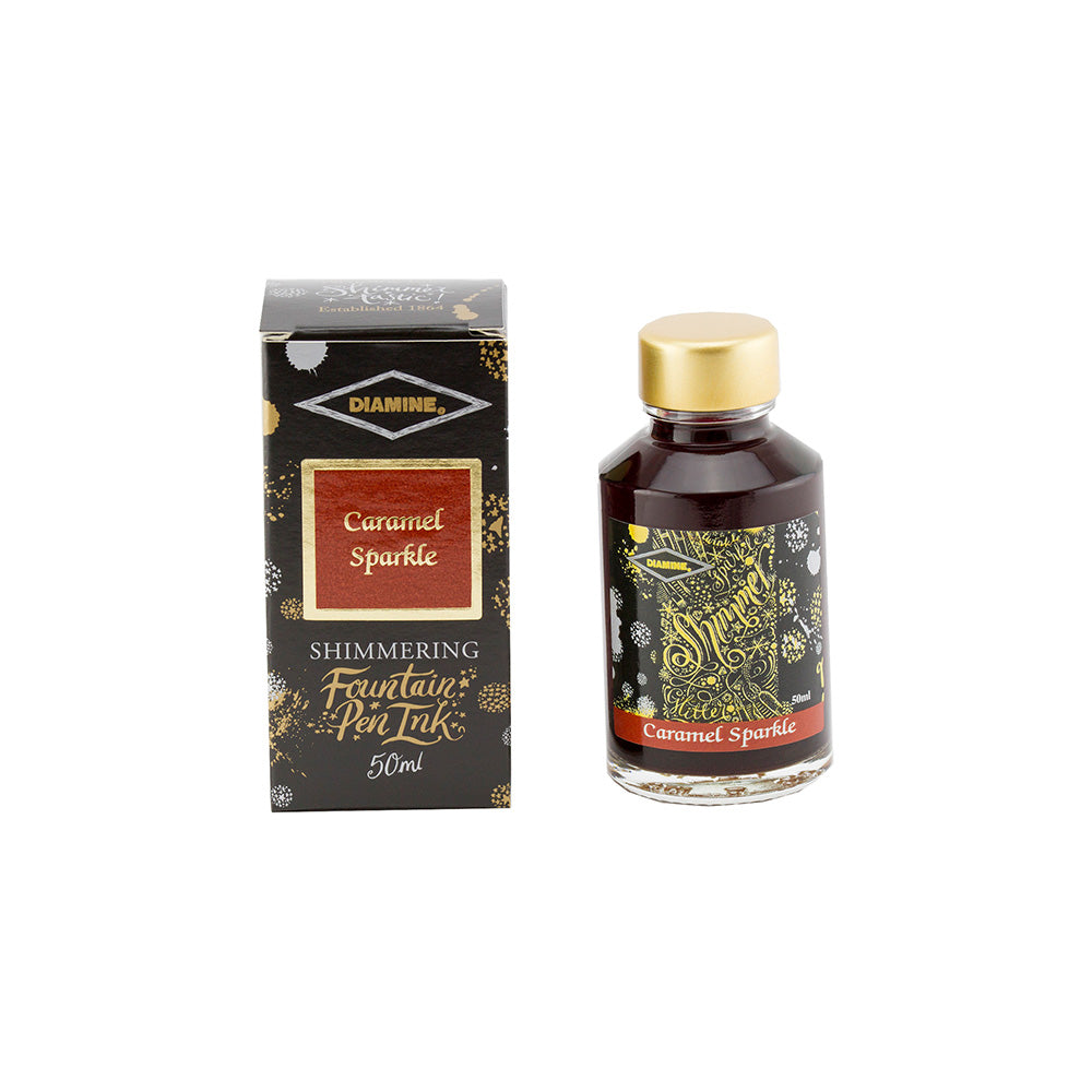 Diamine 50ml Shimmering Ink - Caramel Sparkle