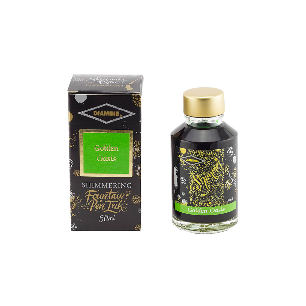 Diamine 50ml Shimmering Ink - Golden Oasis
