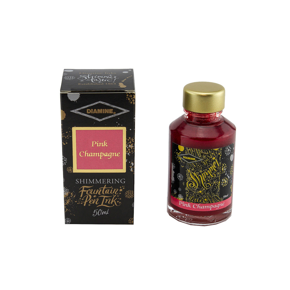 Diamine 50ml Shimmering Ink - Pink Champagne