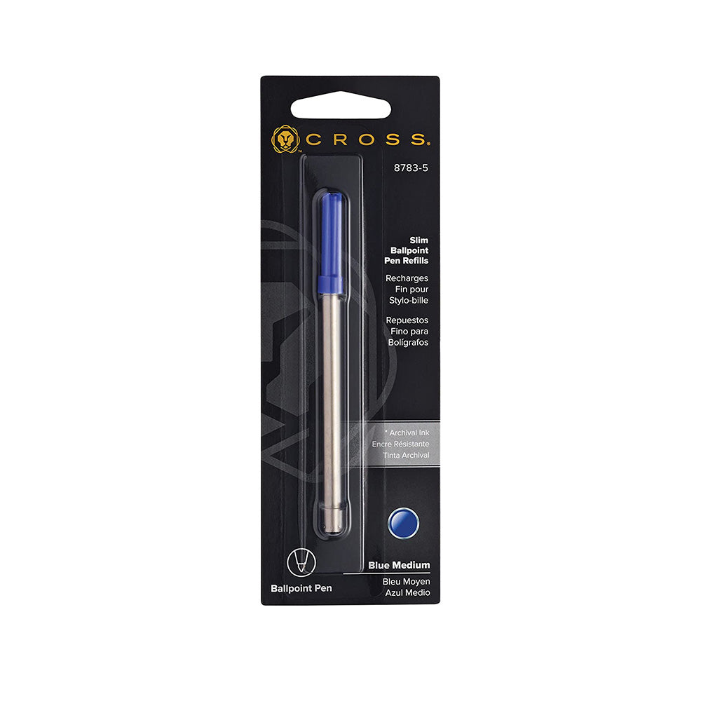 Cross 8783-5 Slim Ballpoint Pen Refill (M) - Blue