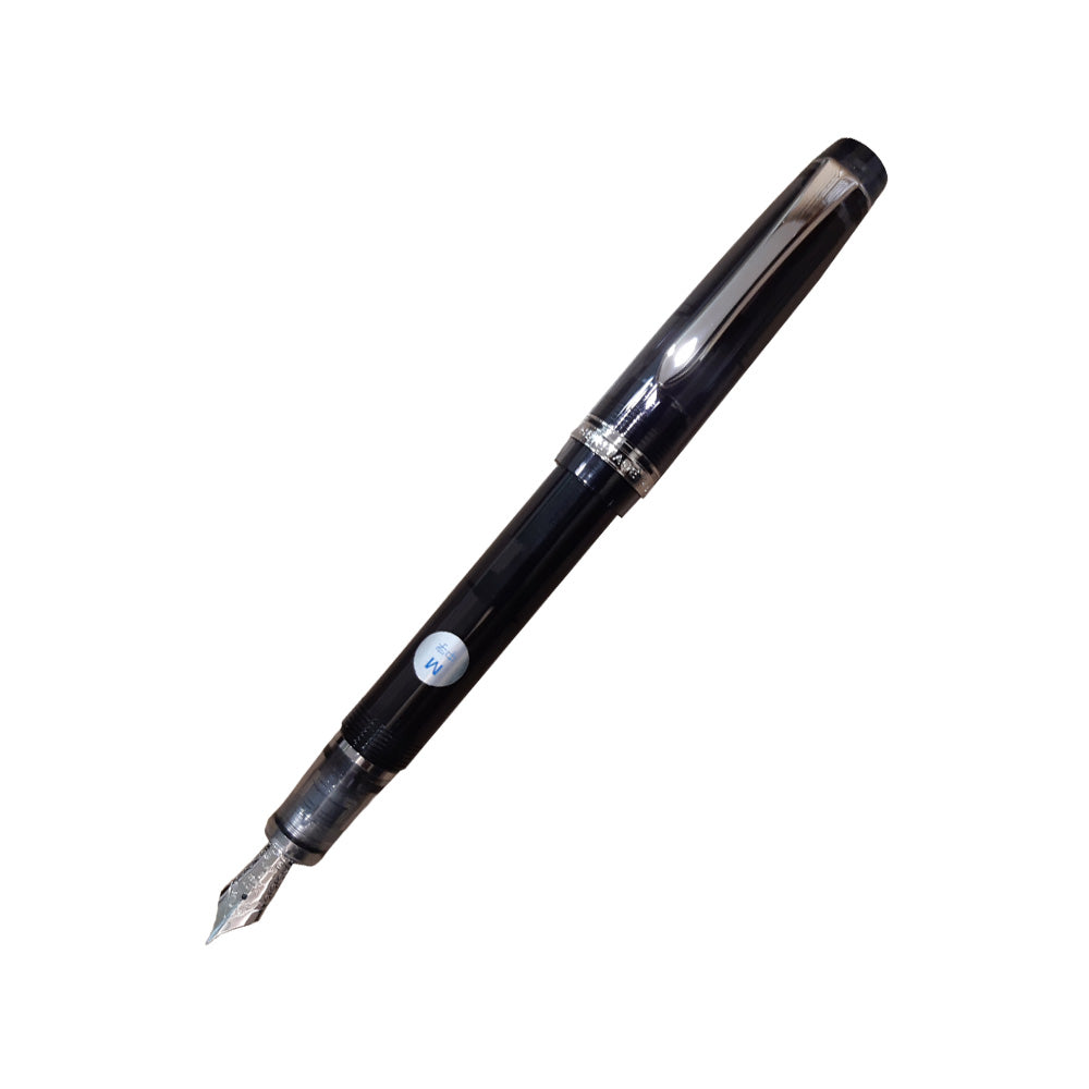 Pilot Custom Heritage 92 Transparent Black CT Fountain Pen - 14Kt Gold