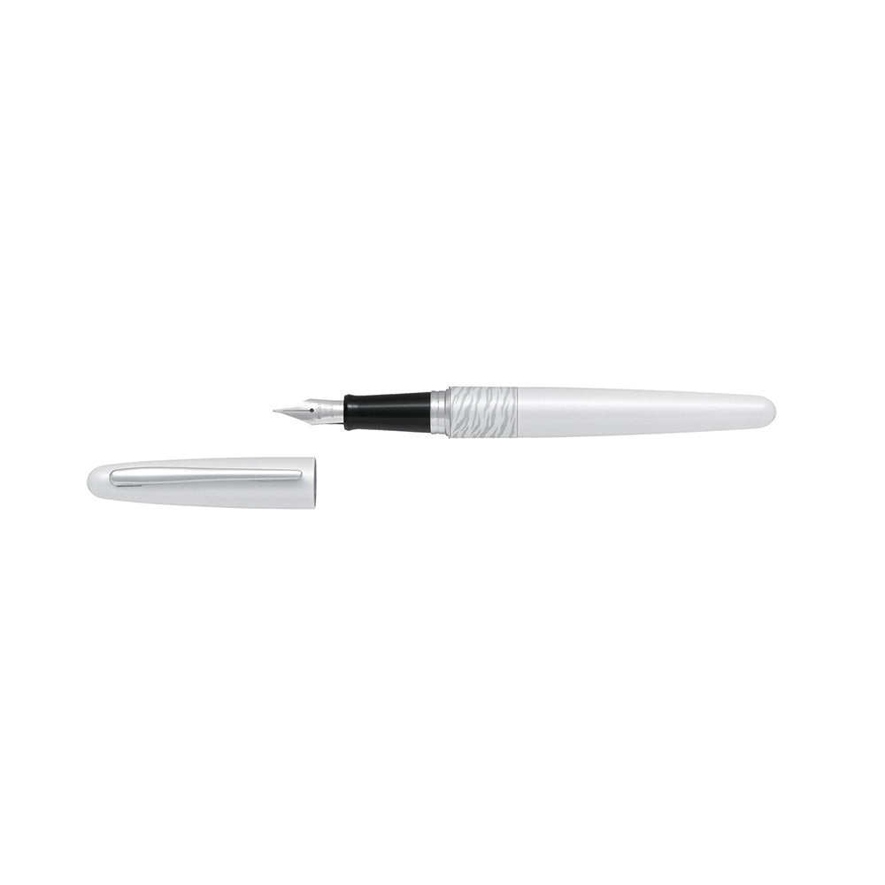 Pilot MR White Tiger Fountain Pen – Fine Nib