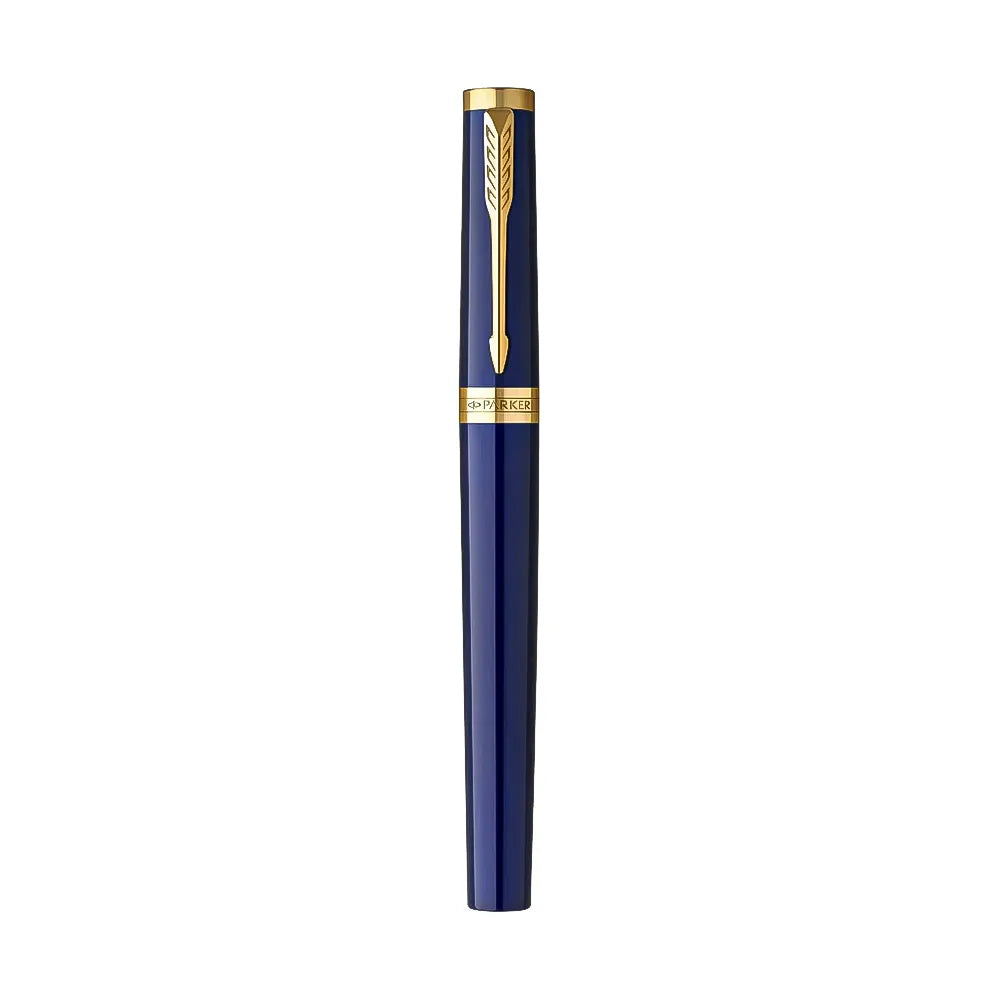 Parker Ingenuity Blue Lacquer with Gold Trim Rollerball Pen