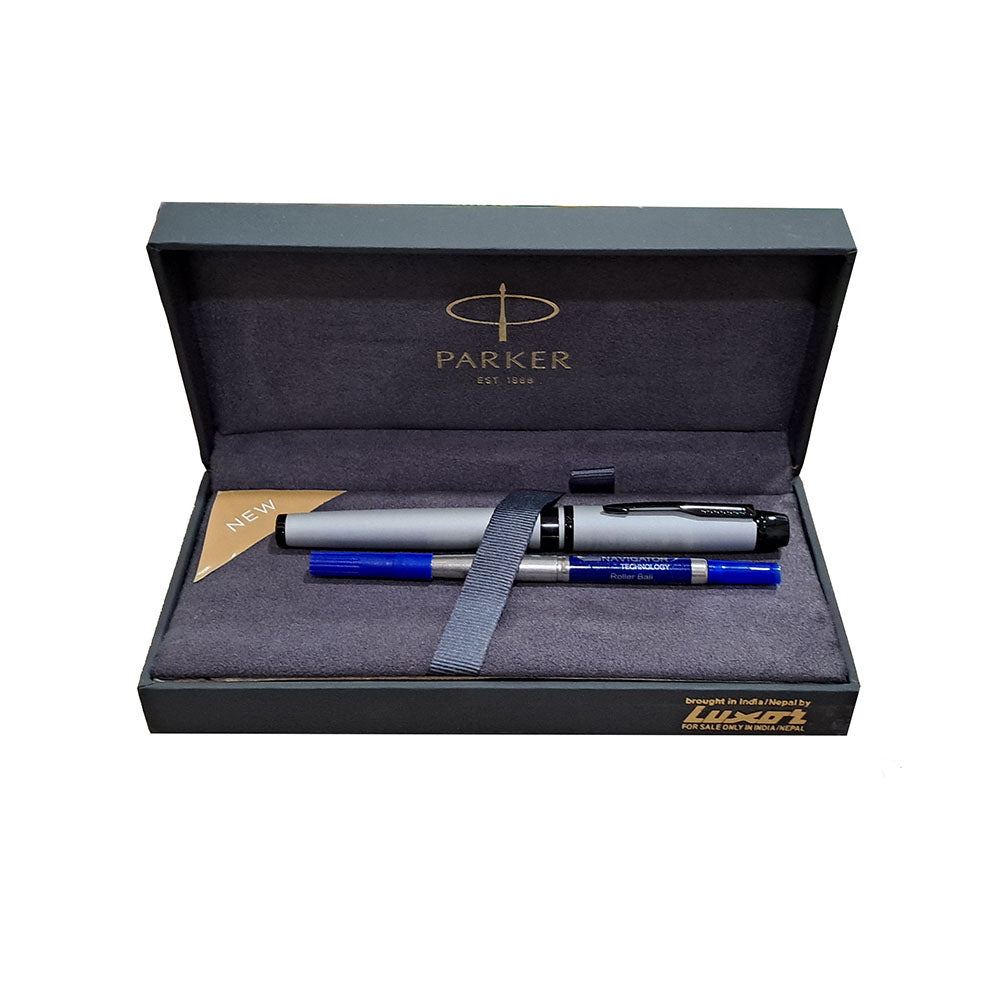 Parker Odyssey Dark Grey Black Metal Trim Rollerball Pen