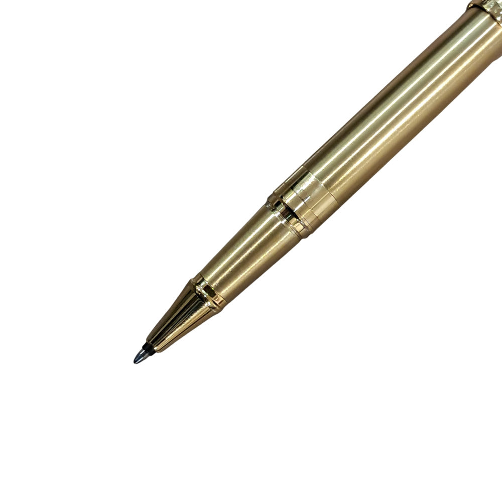Parker Odyssey Gold GT Rollerball Pen Modern, Elegant And Professional, The Parker Odyssey Is A Pen Ready To Accompany You Everywhere. Parker Odyssey Delivers An Incredibly Smooth And Intense Writing Experience, While The Smart Design Offers A Stylish Look. Gold Gold Plated Trim Finish: Gold Finish Material: Brass, Decorative Coating Ink Colour: Blue Comes with Replaceable Refill Country of Origin: India