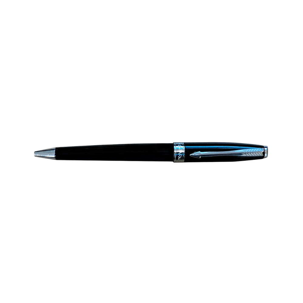 Parker Fusion Lacque Black CT Ball Pen with A6 Small Notebook