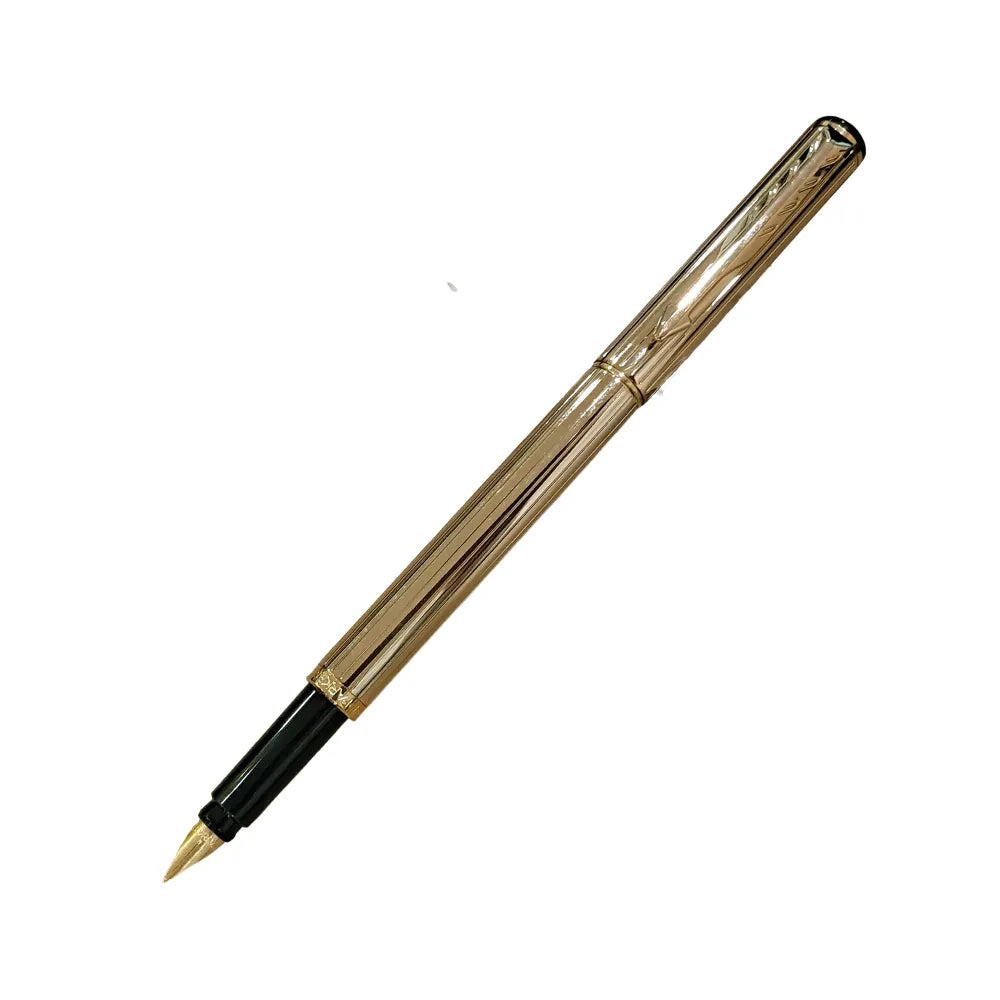 Parker Rialto Gold Finish with Gold Trim Fountain Pen