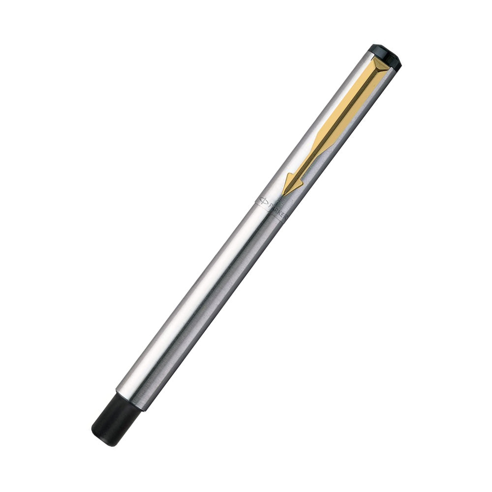 Parker Vector Stainless Steel GT Fountain Pen - Fine Nib