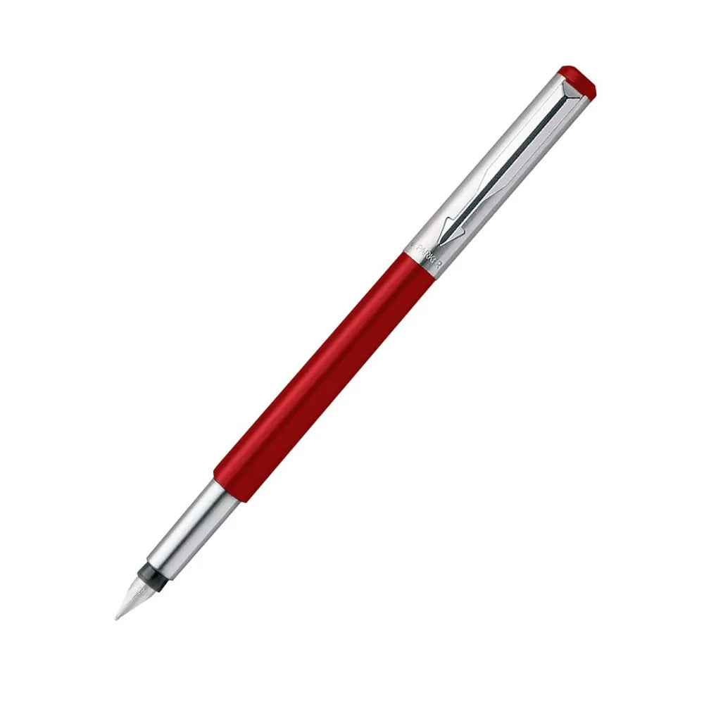 Parker Vector Metallix Glossy Red CT Fountain Pen - Fine Nib
