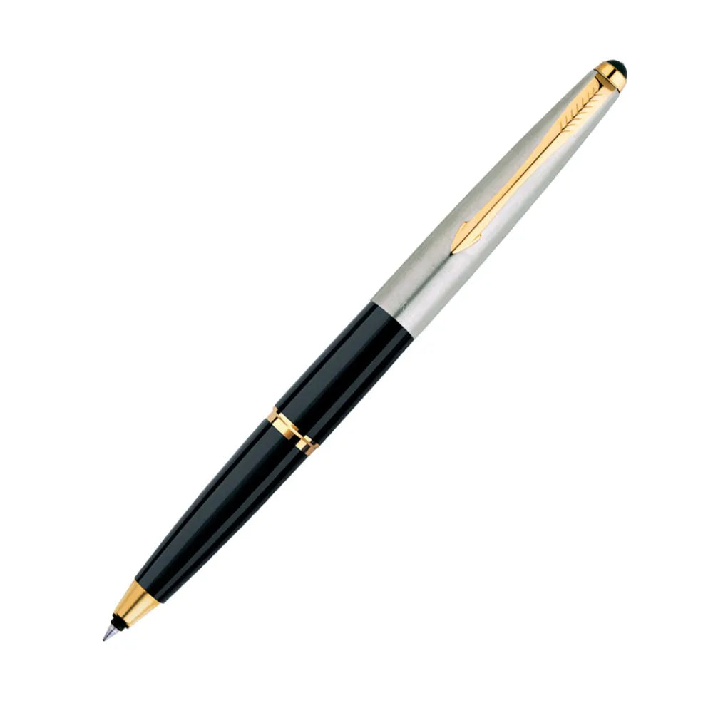 Parker Galaxy Standard Black with Gold Trim Rollerball Pen