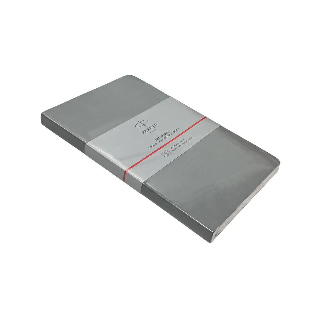 Parker Soft Bound Vegan Leather A5 192 Pages Notebook - Grey