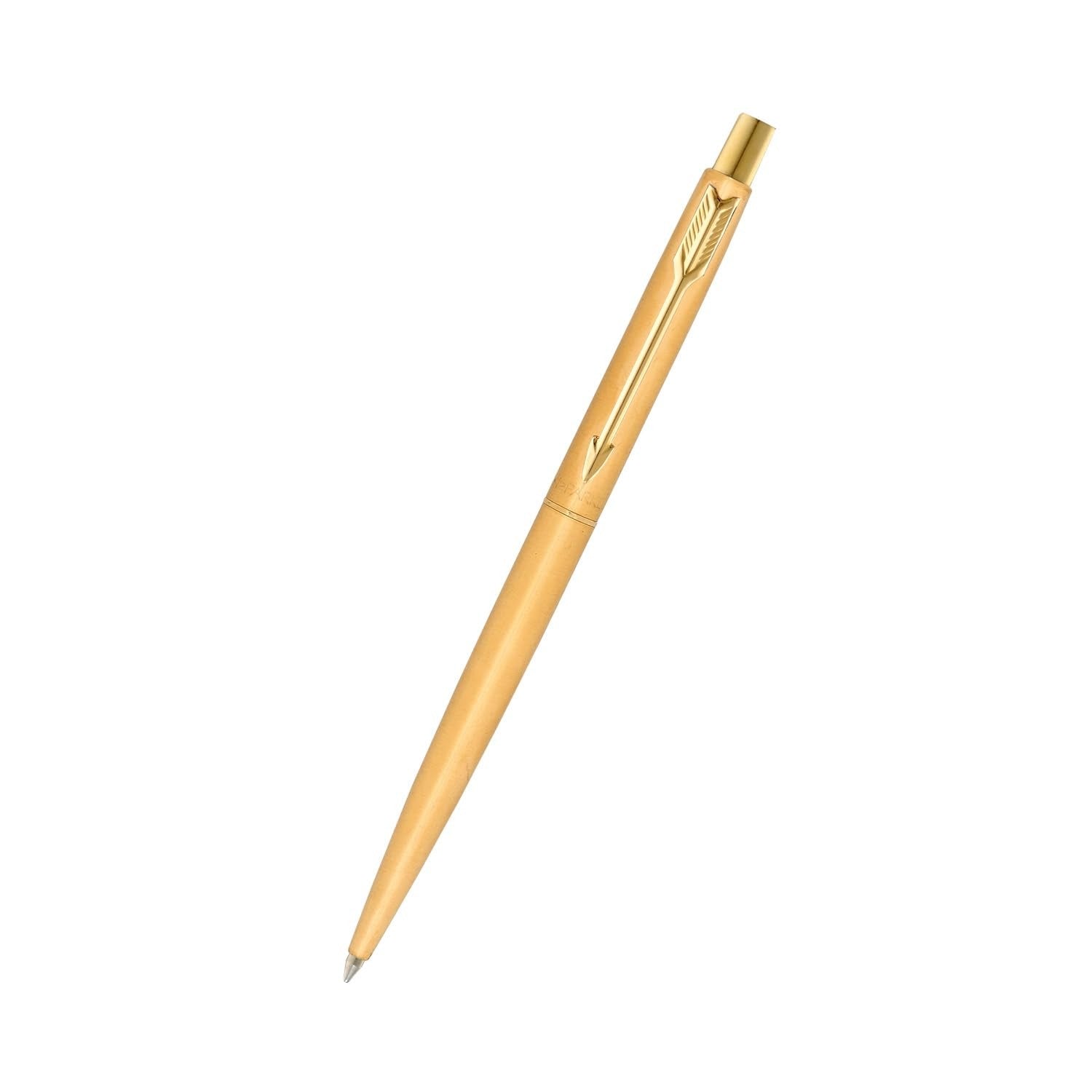 Parker Classic Gold Ballpoint Pen with Parker Grey A5 Notebook