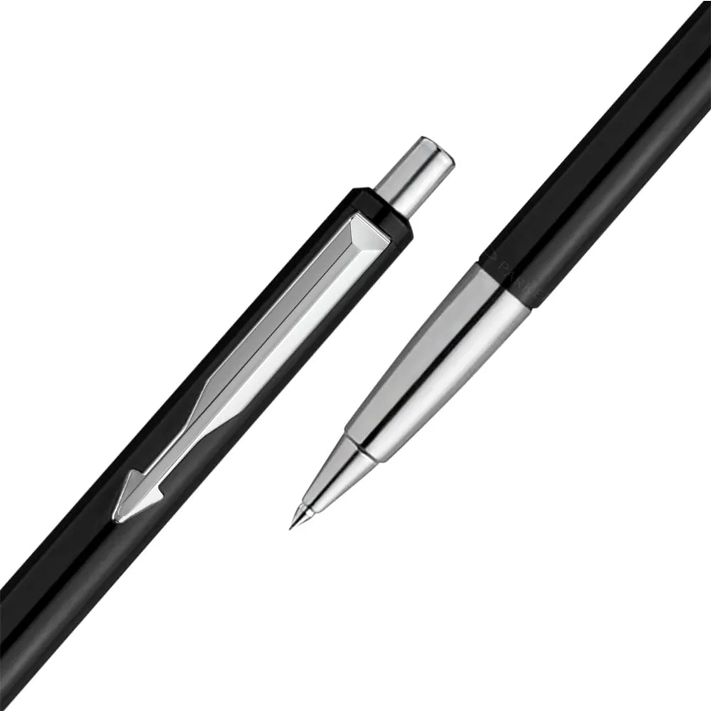 Parker Vector Standard Black CT Ball Pen with POP UP Card Holder