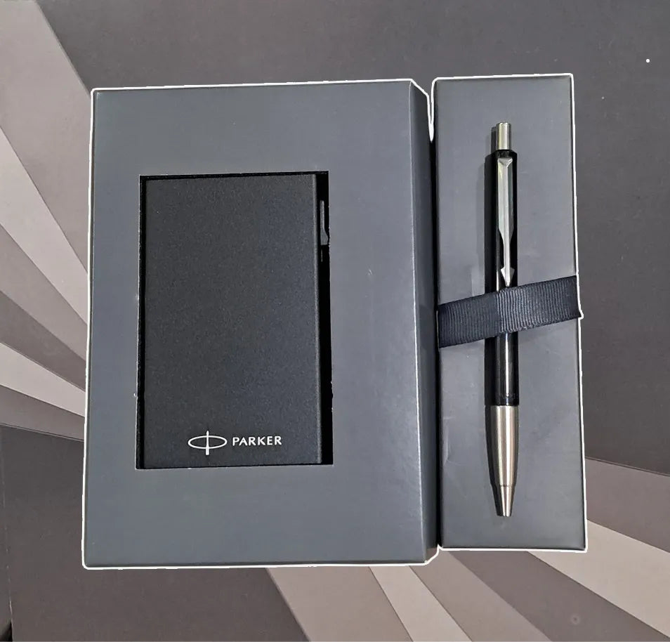 Parker Vector Standard Black CT Ball Pen with POP UP Card Holder