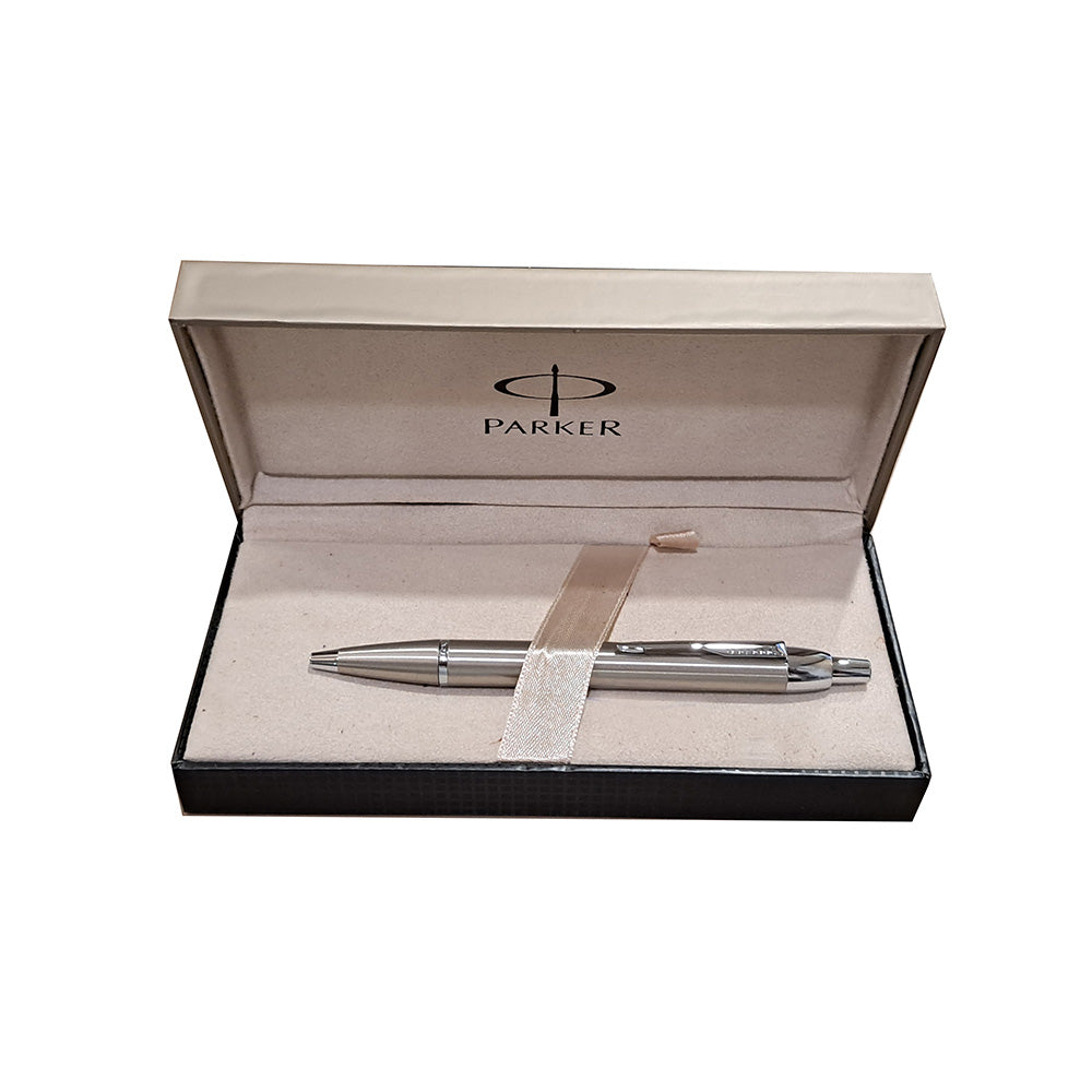 Parker IM Metal Brushed Metal CT Ball Pen