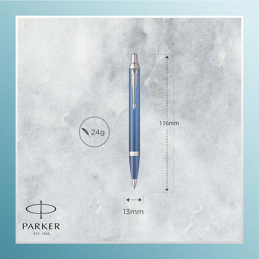 Parker IM Rituals Blue Gradient with Chrome-Plated Trim Ballpoint Pen